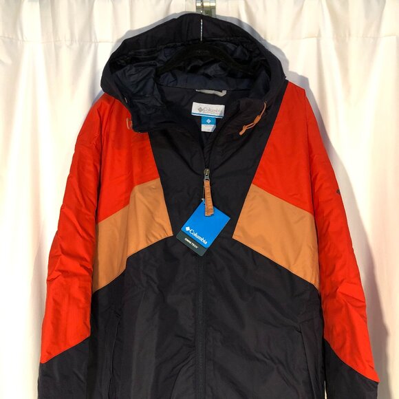 🆕Columbia Women's Alpine Diva Insulated Jacket, 1X-Dark Nocturnal/Bold O/Nova P - Picture 6 of 13